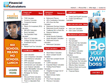 Tablet Screenshot of fncalculator.com
